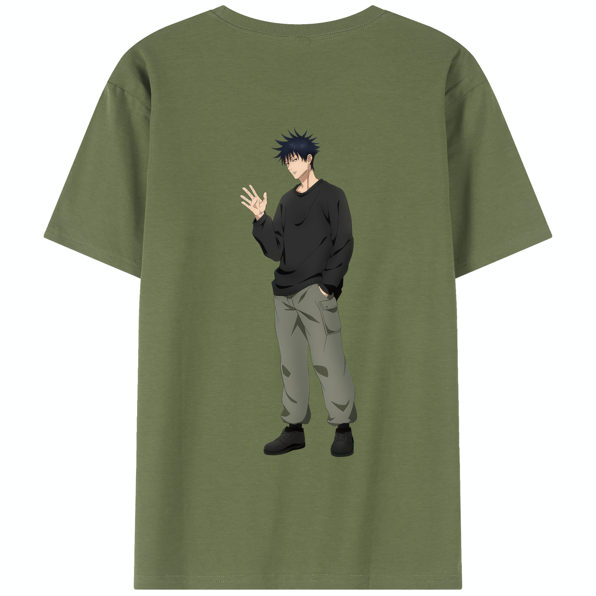 （画像用） 呪術廻戦 Jujutsu Kaisen 綿100％半袖Tシャツ（背面プリント）